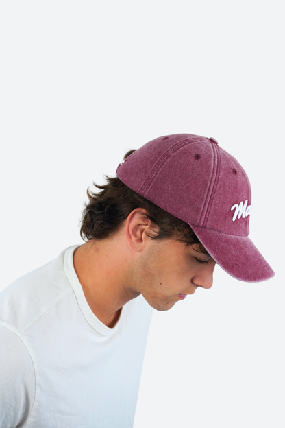 Vintage Burgundy Cap